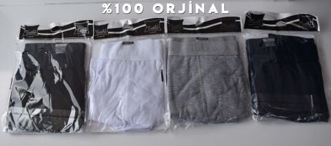 Tutku Erkek Likralı Boxer SİYAH - XXL