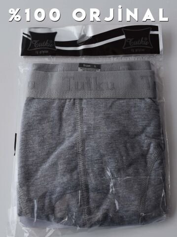 Tutku Erkek Likralı Boxer SİYAH - XXL