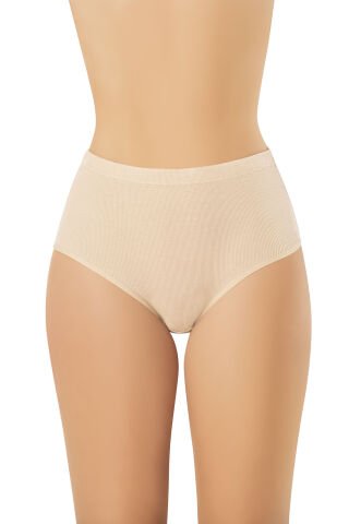 Kota 5118 (L-XL-2XL-3XL) Modal Kaşkorse Yüksek Bel Bayan Külot 12'li L - TEN