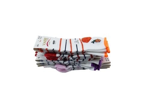 Vakre 9328-16 (36-40) Bayan Penye Patik Çorap 12'li