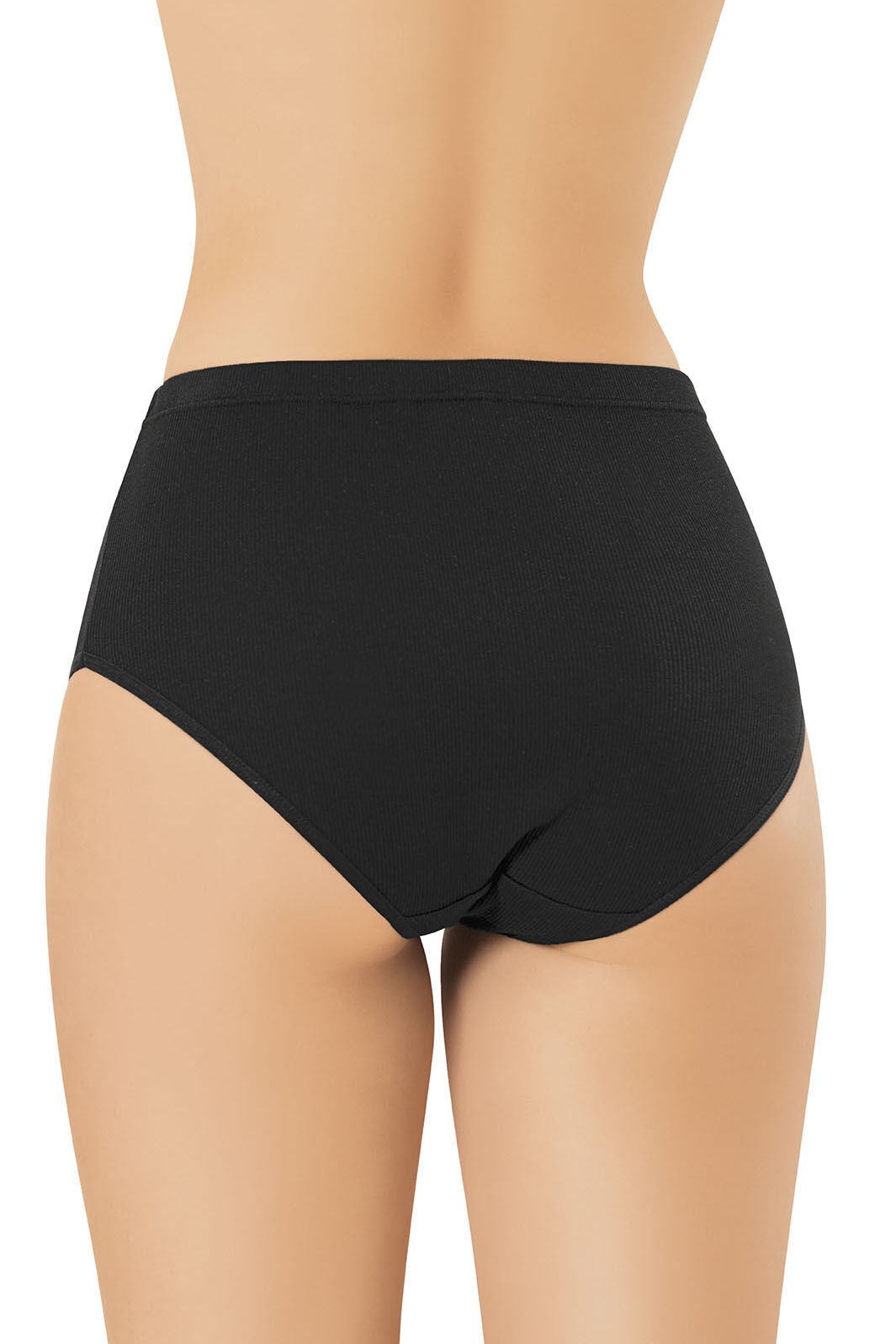 Kota 5118 (L-XL-2XL-3XL) Modal Kaşkorse Yüksek Bel Bayan Külot 12'li XL - SİYAH