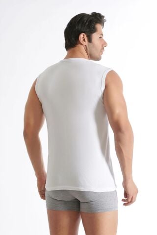 Tutku Renkli Erkek Sıfır Kol Ribana Spor Fanila