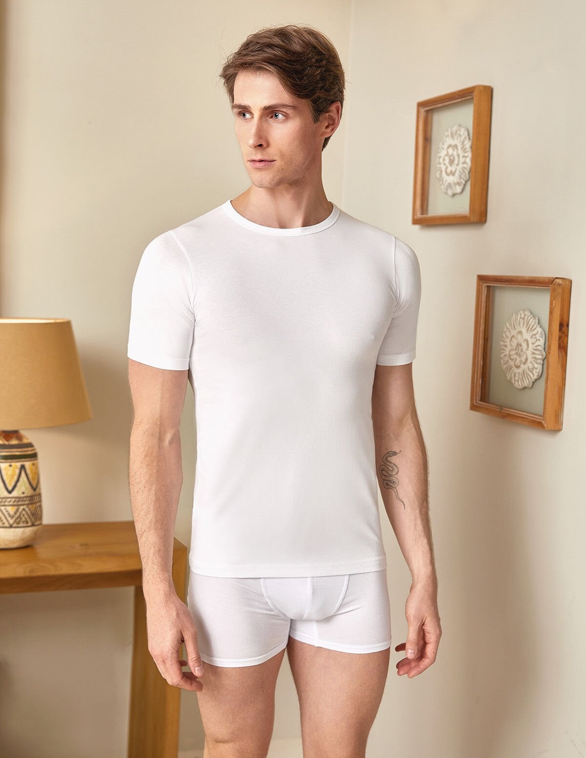 Berrak 1024 Erkek Likralı Süprem Kısa Kol Bisiklet Yaka