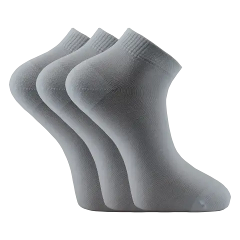 Vakre 9304 (40-45 NO) Dikişsiz Erkek Bambu Patik Çorap 12'li