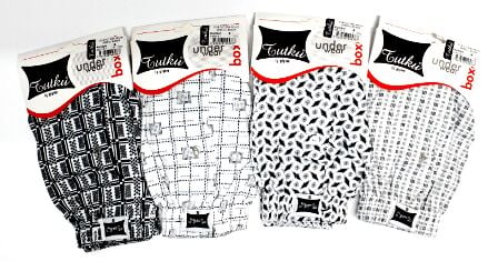 Tutku Erkek Penye Desenli Boxer