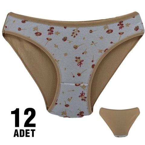 Dondeza 101-113 Desenli Bayan Bikini 12'li