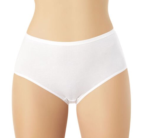 Kota 5028 (L-XL-2XL-3XL-4XL) Yüksek Bel Penye Bayan Külot 12'li 4XL - BEYAZ
