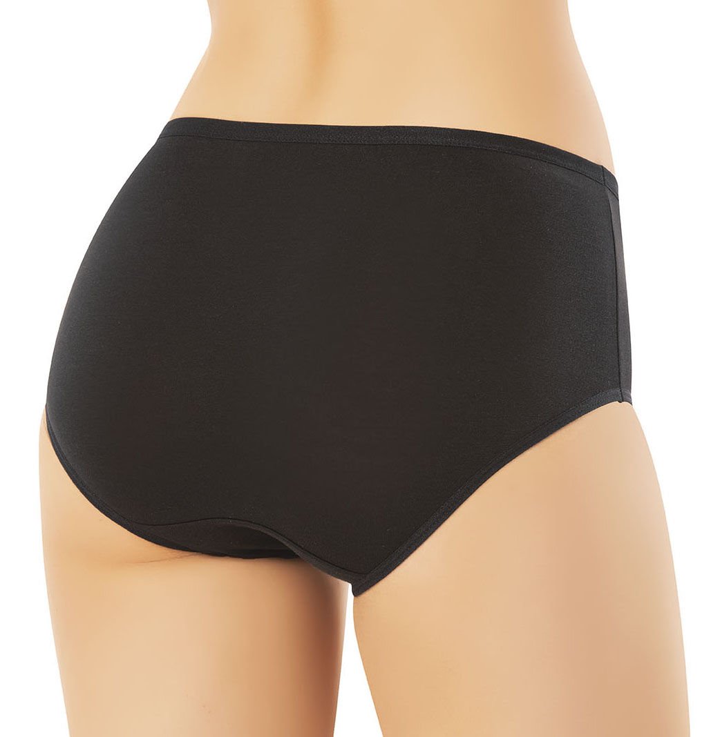 Kota 5028 (L-XL-2XL-3XL-4XL) Yüksek Bel Penye Bayan Külot 12'li XL - SİYAH