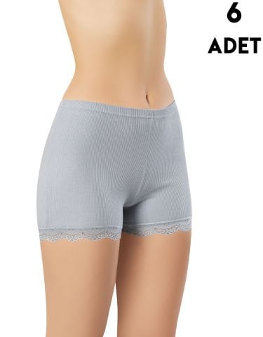 Kota 5022-1 Bayan Dantelli Şort 6'lı