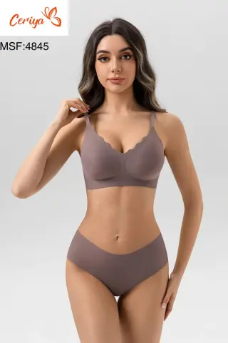Ceriya 4845 (M-L-XL-XXL) Zero Gram Lazer Kesim Bayan Sütyen 6'lı