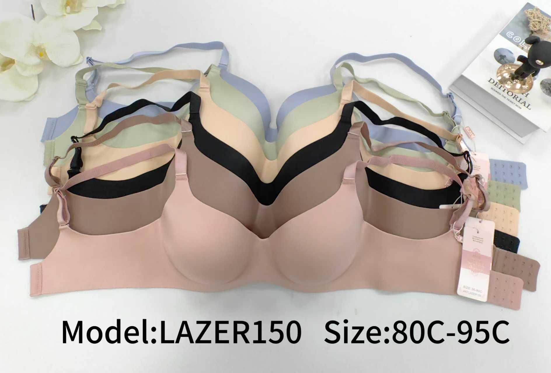 Umt 150 C Cup (80-85-90-95) Lazer Kesim Bayan Sütyen 6'lı