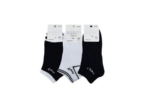 Esinti 30-16 Naturel Pamuk Dikişsiz Bayan Patik 12'li