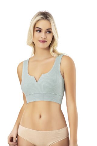 Kota 6807 Penye Kaşkorse Bayan Pedli Bustiyer 6'lı M - YEŞİL