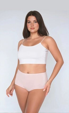 Berrak 11857 (M-L-XL-2XL-3XL) Bayan Yüksek Bel Bato Külot 12'li