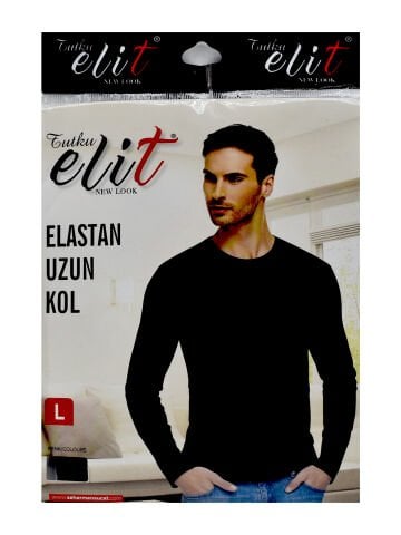 Tutku Elit 1302 Elestan Sıfır Yaka Erkek Uzun Kol Atlet
