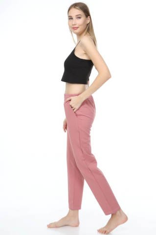 Sahra Ten 011 Kompak Düz Paça Bayan Eşofman Alt