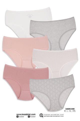 Koza Biat 34000-698 Bayan Bato Külot 6'lı