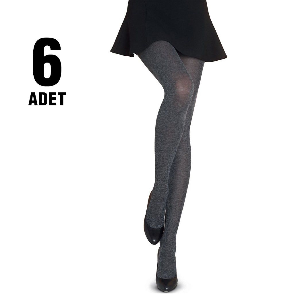 Penti Maxi Battal Koton Külotlu Çorap 6'lı