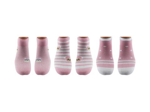 Esinti 30-13 Naturel Pamuk Dikişsiz Bayan Patik 12'li