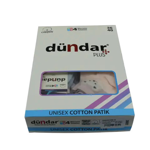 Dündar 4308-28 (36-40) Dikişsiz Yıkamalı Kokulu Bayan Penye Patik Çorap 12'li