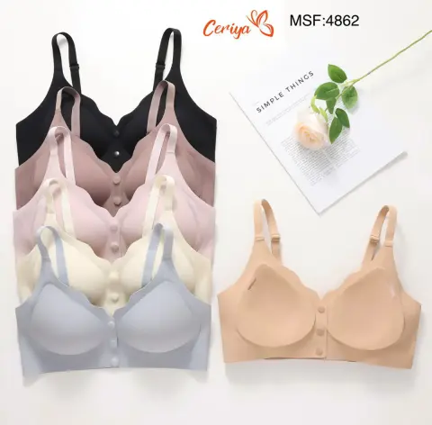 Ceriya 4862 (M-L-XL-XXL) Zero Gram Lazer Kesim Bayan Sütyen 6'lı