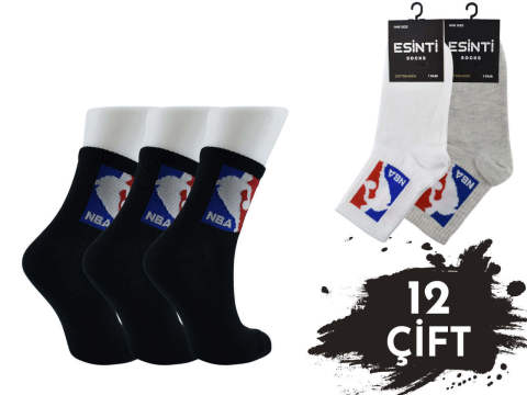 Esinti 5 Bayan Kolej Çorap 12'li