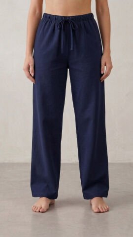 Dondeza 5094 (M-L-XL) Penye Bayan Tek Alt Pijama 6'lı