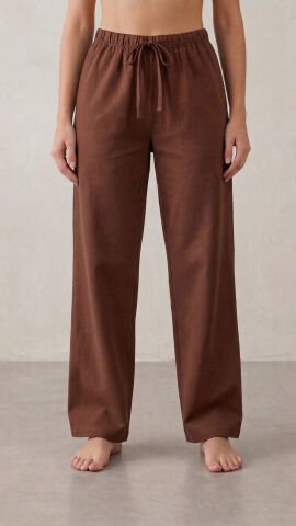 Dondeza 5094 (M-L-XL) Penye Bayan Tek Alt Pijama 6'lı