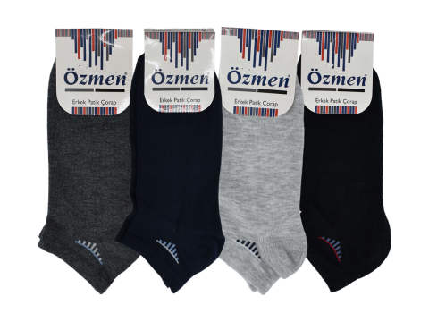 Özmen 45-17 Kaliteli Penye Erkek Patik 12'li