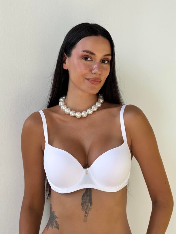 Cansoy 725 B Cup (75-80-85-90) Balenli Destekli Bayan Sütyen 6'lı BEYAZ - SERİ-6-LI