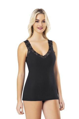 Kota 6652 Modal Kaşkorse Pedli Bayan Atlet 6'lı M - SİYAH