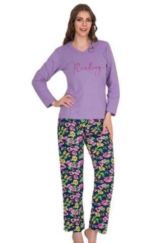 Güneş 6602 Uzun Kollu Bayan Pijama Takımı