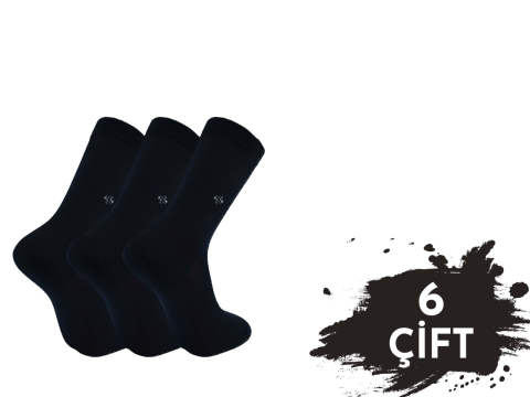 Pola 1418 Yazlık Likralı Erkek Modal Çorap 6'lı
