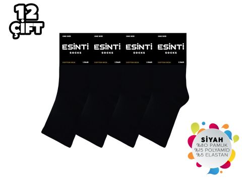 Esinti 76 Bayan Kolej Çorap 12'li