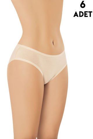Kota 5108 (M-L-XL-2XL) Paris Model Modal Bayan Külot 6'lı TEN - M