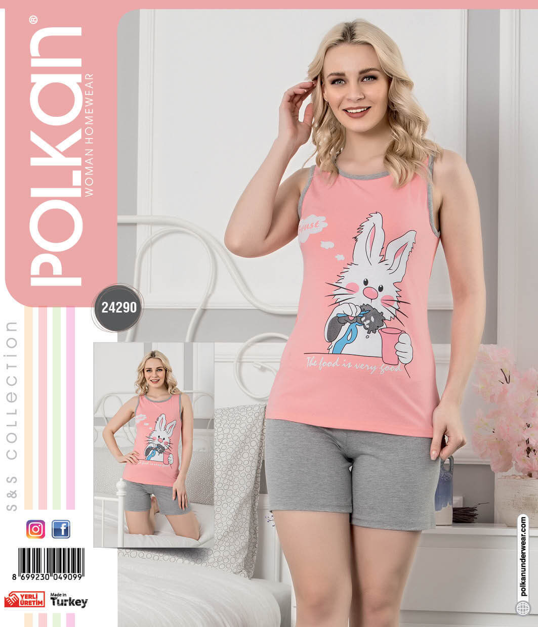 Polkan 24290 Bayan Şortlu Takım