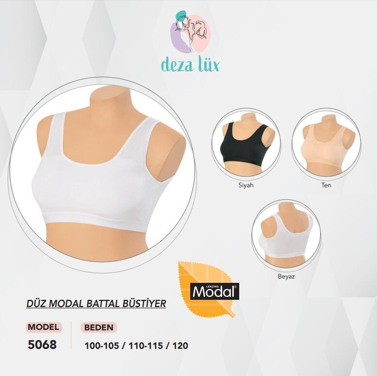 Dondeza 5068 Modal Bayan Battal Bustiyer 6'lı