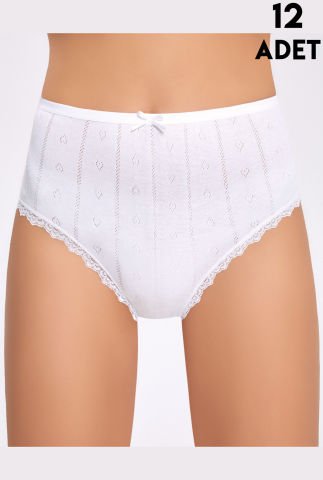 İlke 286 Jakarlı Dantelli Bayan Bato12'li (XL-2XL-3XL-4XL)