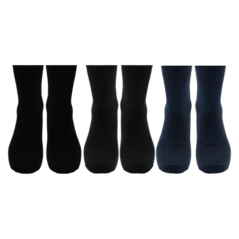 Vakre 9014-38 (41-44) Erkek Penye Likralı Çorap 12'li