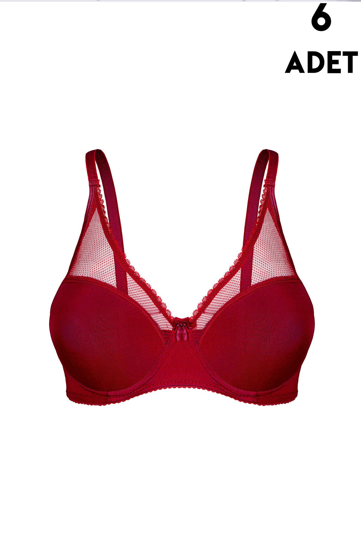 Aysemin 5155 B Cup (75-80-85-90) Balenli Destekli Bayan Sütyen 6'lı