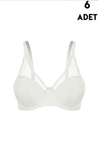 Aysemin 5155 B Cup (75-80-85-90) Balenli Destekli Bayan Sütyen 6'lı