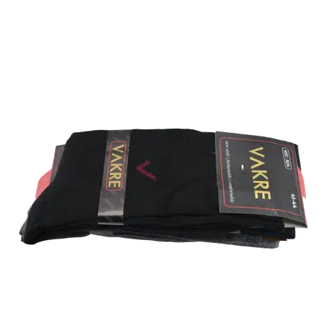 Vakre 9014-36 (41-44) Erkek Penye Likralı Çorap 12'li