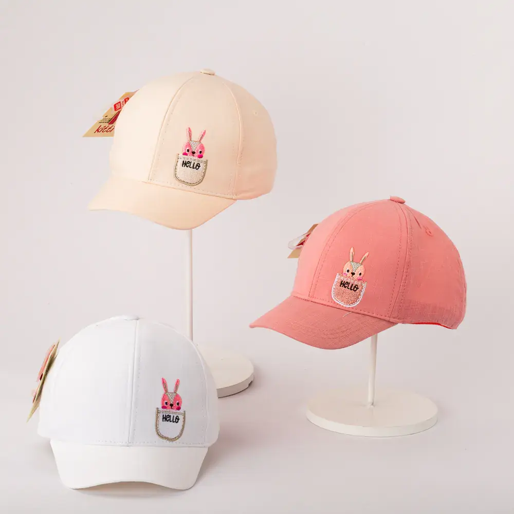 Kitti P-Y26140-01 (1-4) Yaş Kız Çocuk Kep 6'lı