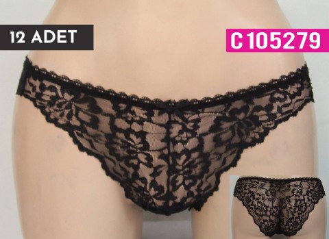 CİNDY BAYAN DANTELLİ BİKİNİ 12'Lİ