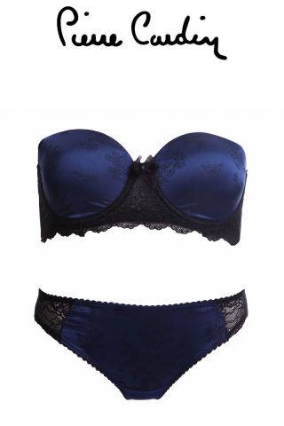 Pierre Cardin 4215 Kadın Balenli Straplez Desteksiz Sütyen Takım