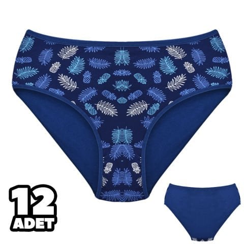 Dondeza 301-144 Desenli Bayan Bato 12'li