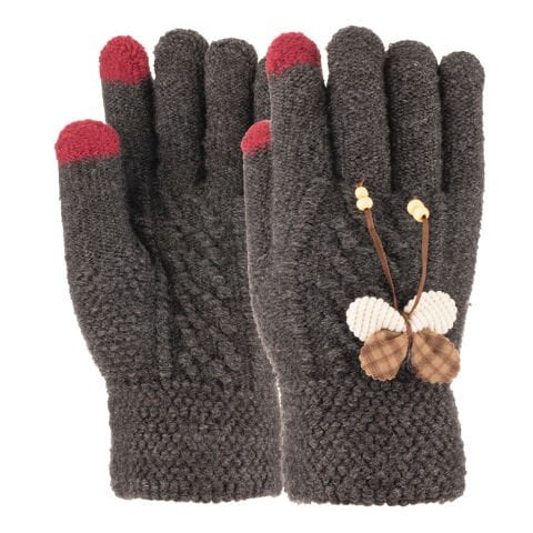 Kitti P-K25240-04 9-12 Yaş Örme Kız Çocuk Eldiven 6'lı