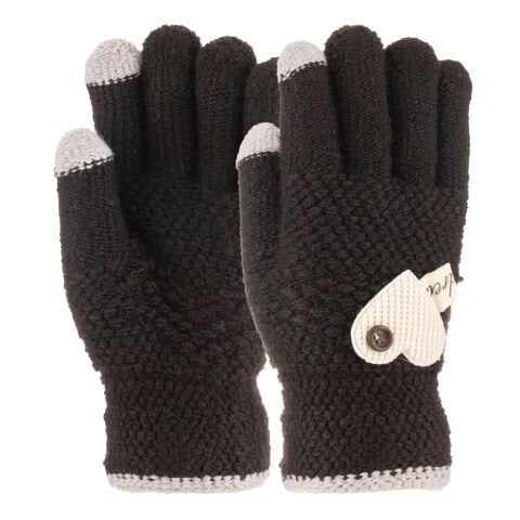 Kitti P-K25240-02 9-12 Yaş Örme Kız Çocuk Eldiven 6'lı