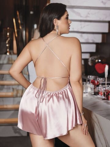 NIGHTLIGHT 3816 Büyük Beden Erotik Tulum