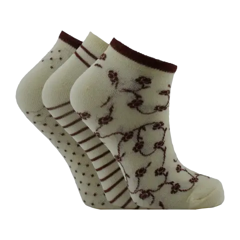 Vakre 9328-26 (36-40) Bayan Penye Patik Çorap 12'li